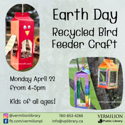 Earth Day Recycled Bird Feeder Craft